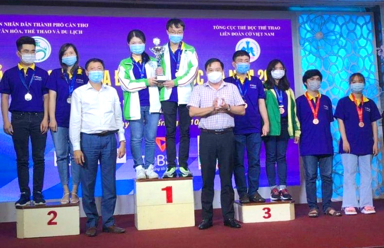 Hà Nội nhất toàn đoàn Giải cờ vua đồng đội toàn quốc năm 2021